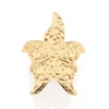 Anillo maxi de estrella de mar con detalles en alto relieve para hombres modernos