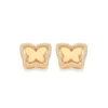 Aretes Mariposa 96 Circonias Enchapados En Oro 18K 1 Aretes Mariposa 96 Circonias Aretes De Mariposa Con 96 Circonias Enchapado en Oro 18K