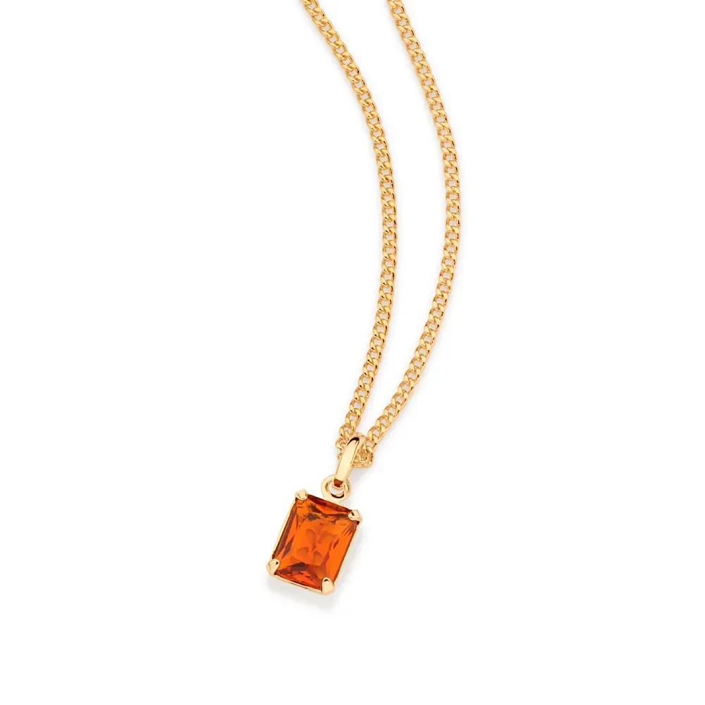 Sublime Dije Rectangular Caramelo Enchapado En Oro 18K 4 Dije rectangular caramelo con Enchapado en oro 18K para uso diario y eventos formales