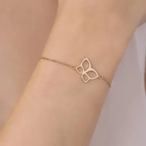 Pulsera de mariposa Rommanel con diseño vaciado