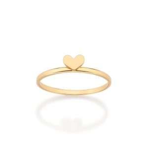 Anillo de corazón fino