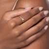 Anillo de corazón fino - Imagen 3