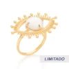 Anillo De Ojo Griego Enchapadas En Oro De 18k 2 anillo de ojo griego enchapadas en oro de 18k nuevo