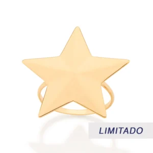 Alternative view of Anillo Maxi De Estrella Enchapadas En Oro De 18k