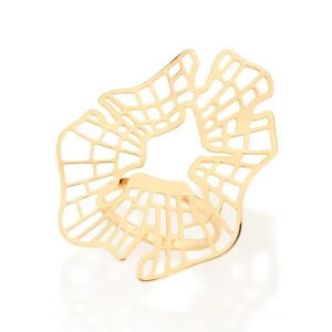 anillo maxi de filigrana