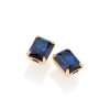 aretes cristal azul