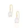 Aretes de gotas con circonias enchapadas en oro 18k 1 aretes de gotas con circonias enchapadas en oro 18k