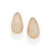 Aretes de gotas con circonias enchapadas en oro de 18k 1 aretes de gotas con circonias enchapadas en oro de 18k 4