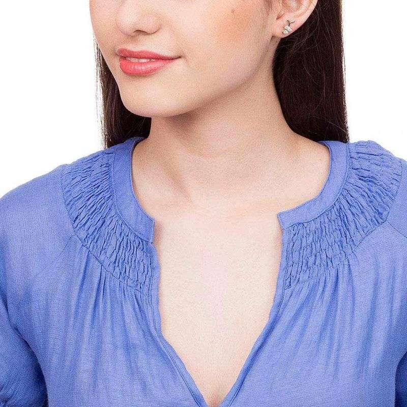 Aretes de uvas con cristales enchapadas en oro de 18k 4 Aretes de uvas con cristales enchapadas en oro de 18k - Imagen 2