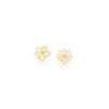 Aretes Flor Enchapadas en Oro 18K