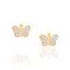 aretes mariposa ninas oro 18k 1