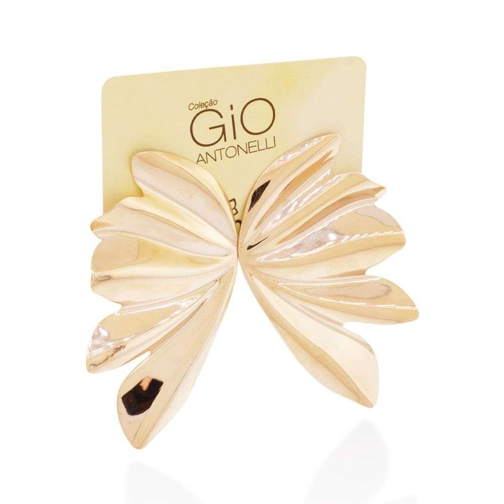 Aretes Maxi Alas de Mariposa Enchapados en Oro 18K 3 Aretes Maxi Alas de Mariposa Enchapados en Oro 18K