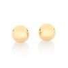 aretes maxi de bolas lisa enchapadas en oro de 18k 2