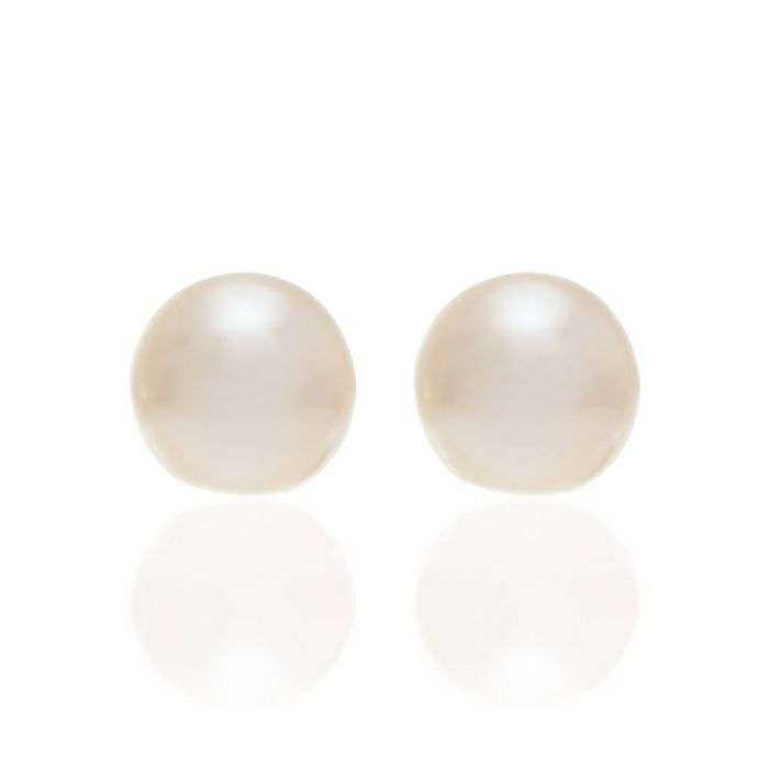 Aretes de Perlas Enchapadas en Oro 18K 4 Aretes de Perlas Enchapadas en Oro 18K - Imagen 2