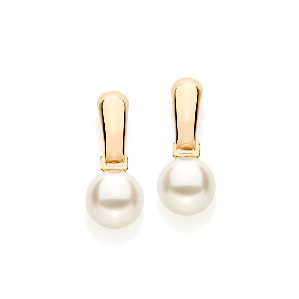 Aretes Colgante con Perlas - Chico 3 Aretes Colgante con Perlas - Chico