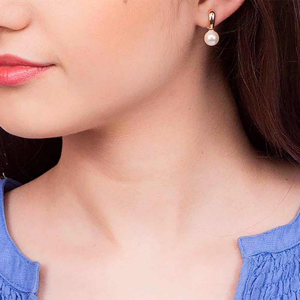 Aretes Colgante con Perlas - Chico 5 Aretes Colgante con Perlas - Chico - Imagen 3