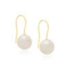 Aretes Colgante con Perlas - Mediana 1 aretes colgante con perlas enchapados en oro 18k mediana nuevo