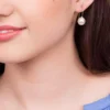 Aretes Colgante con Perlas - Imagen 3