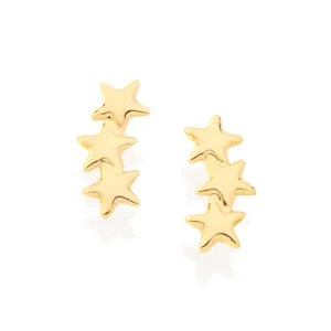Aretes de 3 Estrellitas
