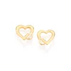 Aretes de Corazón con Circonias