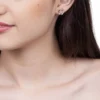 Aretes de Corazón con Circonias - Imagen 3