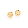 Aretes de Puntos Con Diseño Pequeños Enchapados En Oro 18K