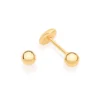 Aretes de puntos para niñas