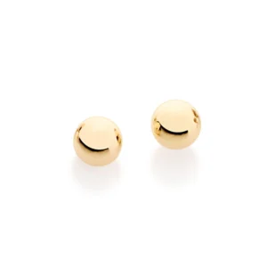 Aretes de Puntos Enchapados En Oro 18K