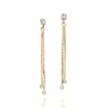 Aretes Largos Con Circonias