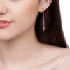 Aretes Largos Con Circonias - Imagen 2