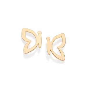 Aretes Mariposa Enchapados