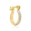 argollas con rodio ninas oro 18k 1