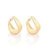 Argollas Gotas Gruesas Enchapadas en Oro 18K 2 argollas gotas gruesas oro 18 k