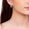 Argollas con Diseño Para Niñas Enchapadas En Oro 18K - Imagen 3