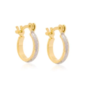 Argollas Para Niña Enchapadas En Oro