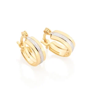 Argollas Pequeñas con Rodio Para Niñas