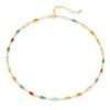Choker De Cristales De Colores Enchapadas en Oro 18K 2 choker cristales colores oro18k 1