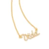Colla De Vida Con Circonias Enchapadas En Oro De 18k 1 collar de vida