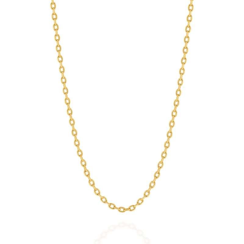 Collar de eslabones chicos enchapado en oro de 18k 4 Collar de eslabones chicos enchapado en oro de 18k - Imagen 2