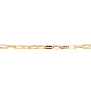 Alternative view of Collar de Cadena Entrelazada Enchapada en Oro 18K