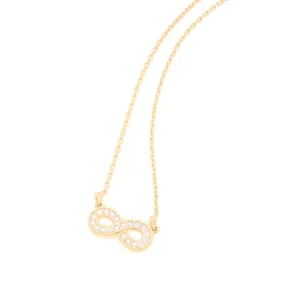 Alternative view of Collar Infinito Enchapado En Oro 18K