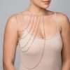 Collares body chain enchapadas en oro 18k - Imagen 2