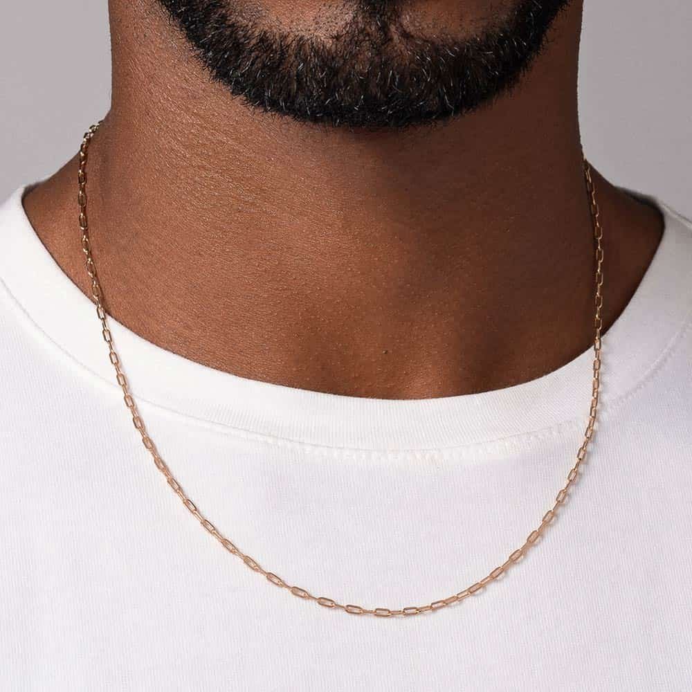 Collares de Cadena Entrelazados Enchapados en Oro 18K 5 Collares de Cadena Entrelazados Enchapados en Oro 18K - Imagen 4