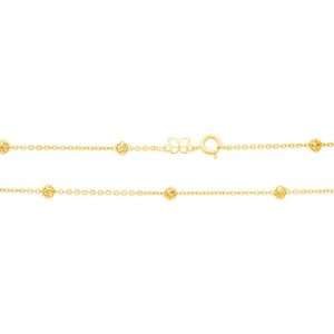 Collares con globos fugas enchapadas en oro de 18k