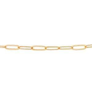 Alternative view of Collares Largo Paper Clip Enchapados en Oro 18K