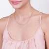 Collares liso enchapadas en oro de 18k - Imagen 2