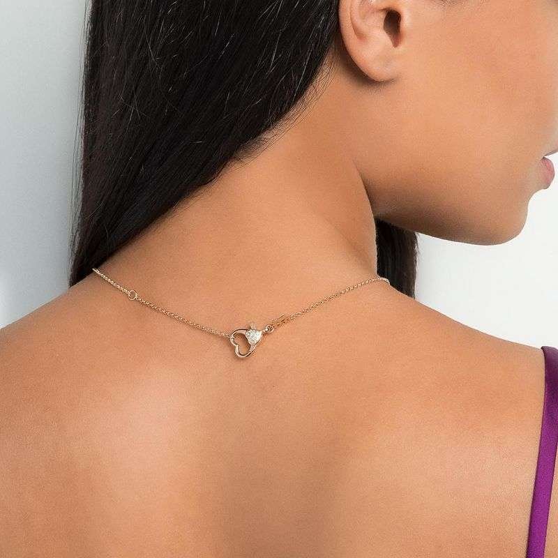 Collares maxi mariposa con 598 circonias enchapadas en oro 18k 5 Collares maxi mariposa con 598 circonias enchapadas en oro 18k - Imagen 3