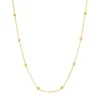 Collar de Bolitas Medianas Enchapados en Oro 18K