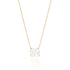 Collar Punto de Luz Circonia Grande Enchapado en Oro 18K 2 Collar punto de luz Enchapado en Oro 18k