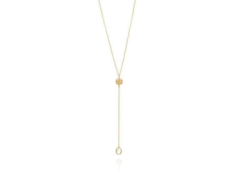 Corbatín Elegante con Circonia Enchapado en oro de 18k 4 Corbatín Elegante con Circonia Enchapado en oro de 18k - Imagen 2
